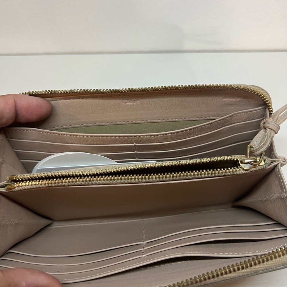 **SOLD** CHLOE TriColor with Chain Zip Wallet - Picture 8 of 16
